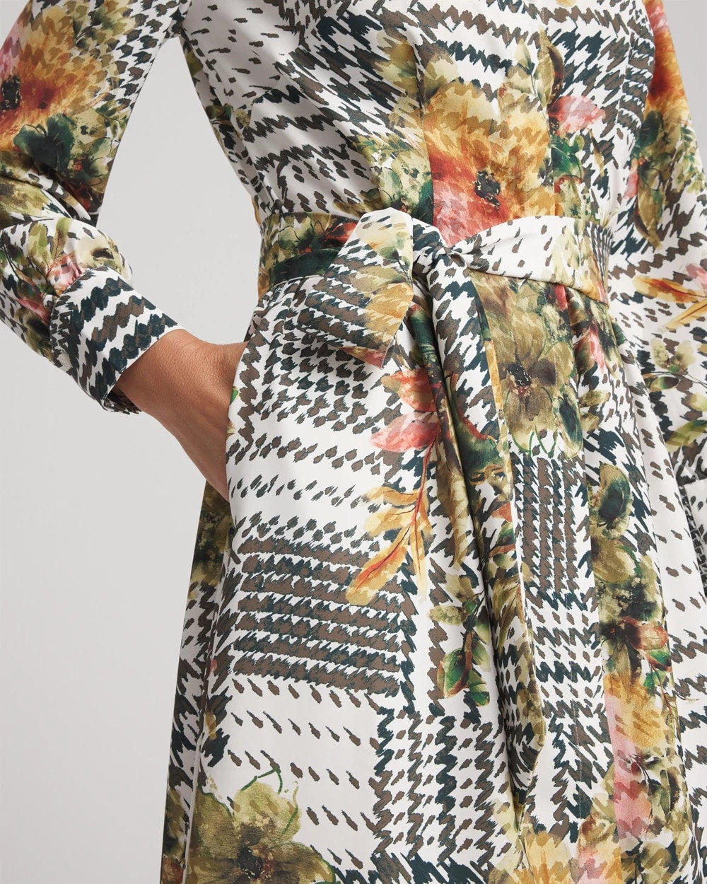 Artisanal Floral Print Maxi Shirtdress - Chico's
