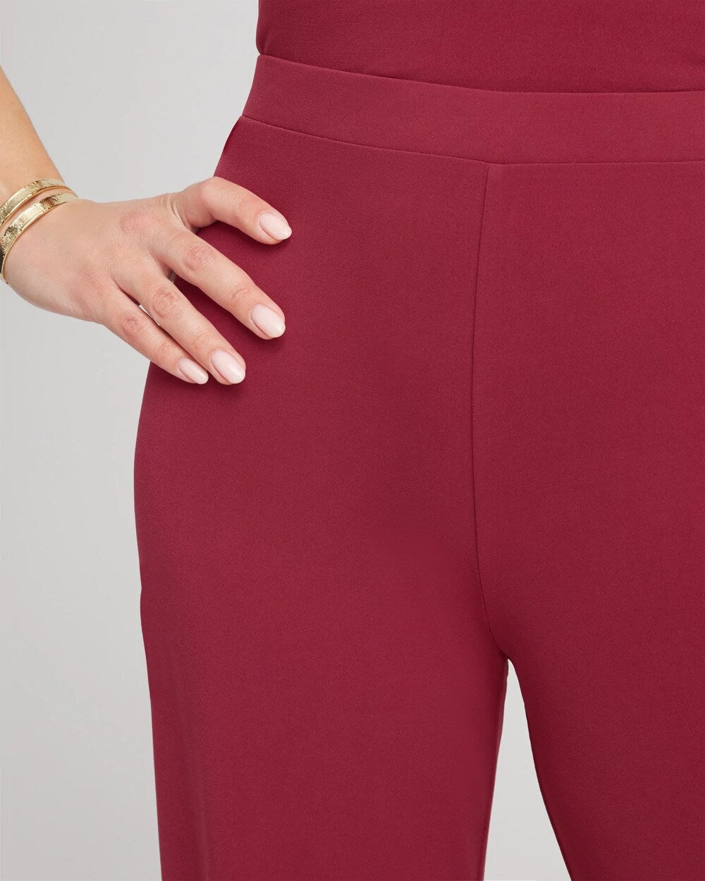 Petite Travelers™ Knit Wide-Leg Pants - Chico's