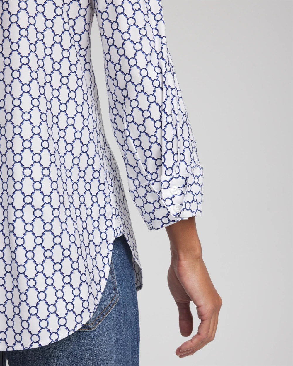 No Iron™ Chain Connection Shirt - Chico's