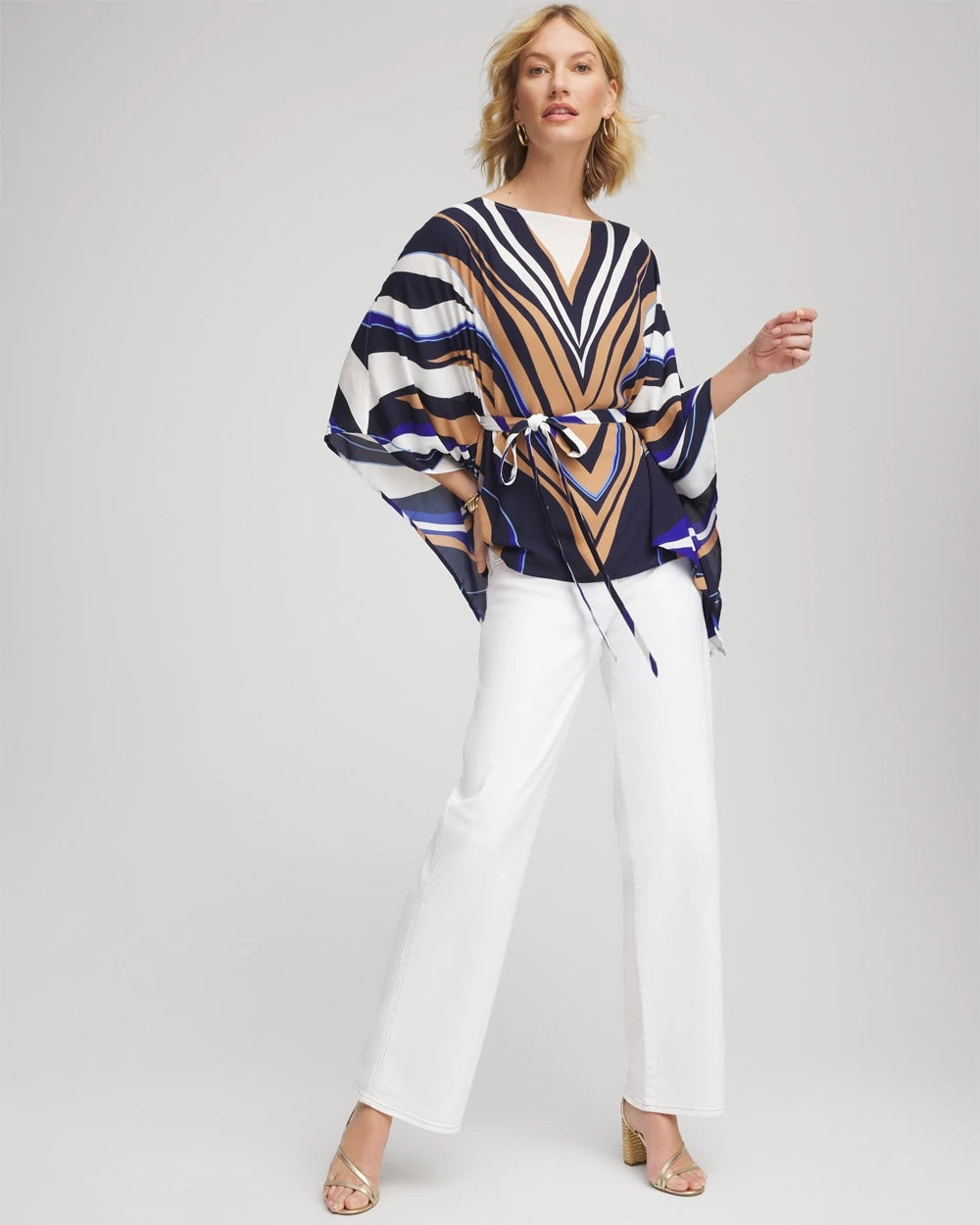 Seeded Pull-On Wide-Leg Jeans - Chico's