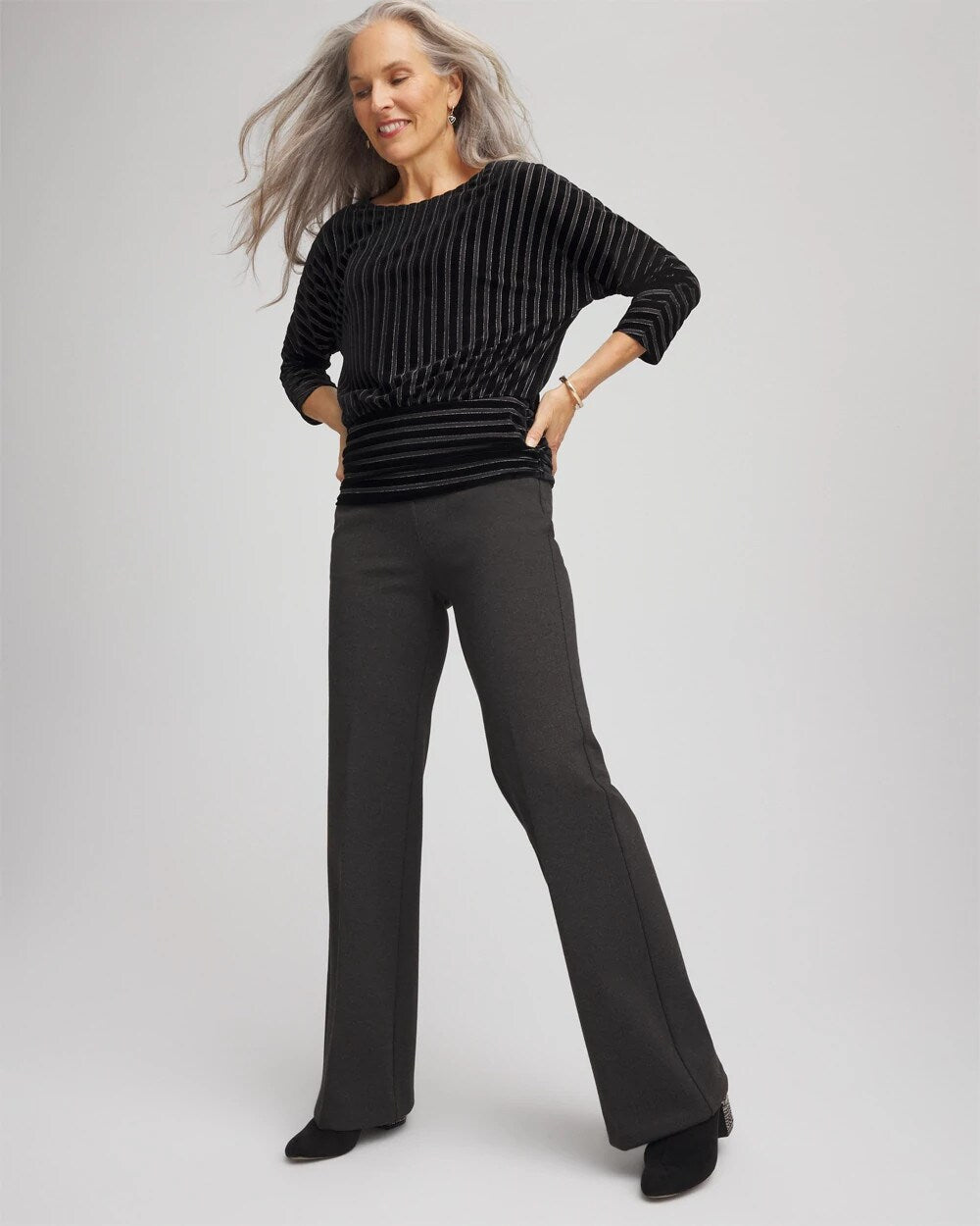 Juliet Wide Full-Length Ponte Pants - Chico's