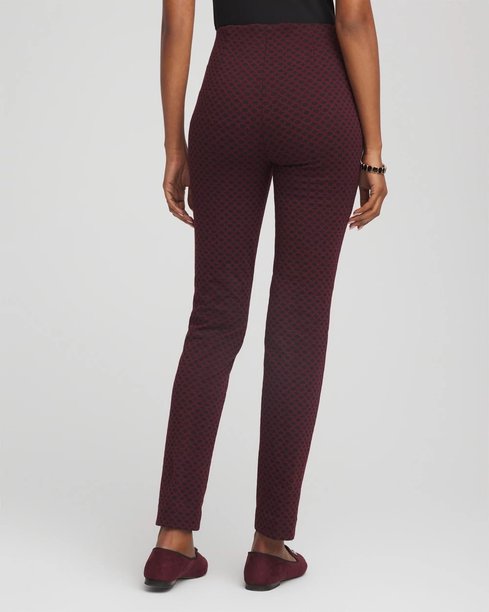 Circle Jacquard Juliet Slim Ankle Pants - Chico's