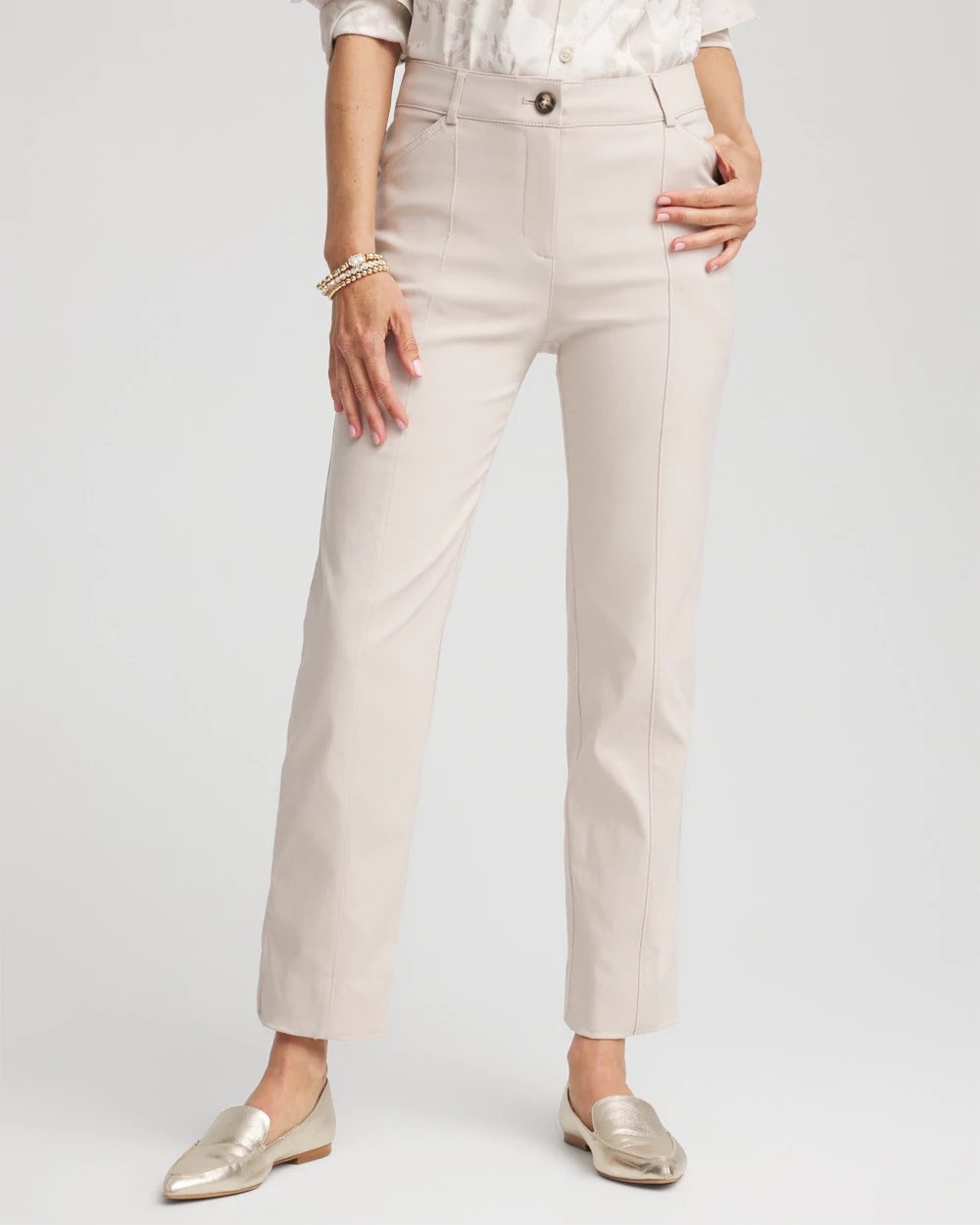 Emme Straight Ankle Pants - Chico's