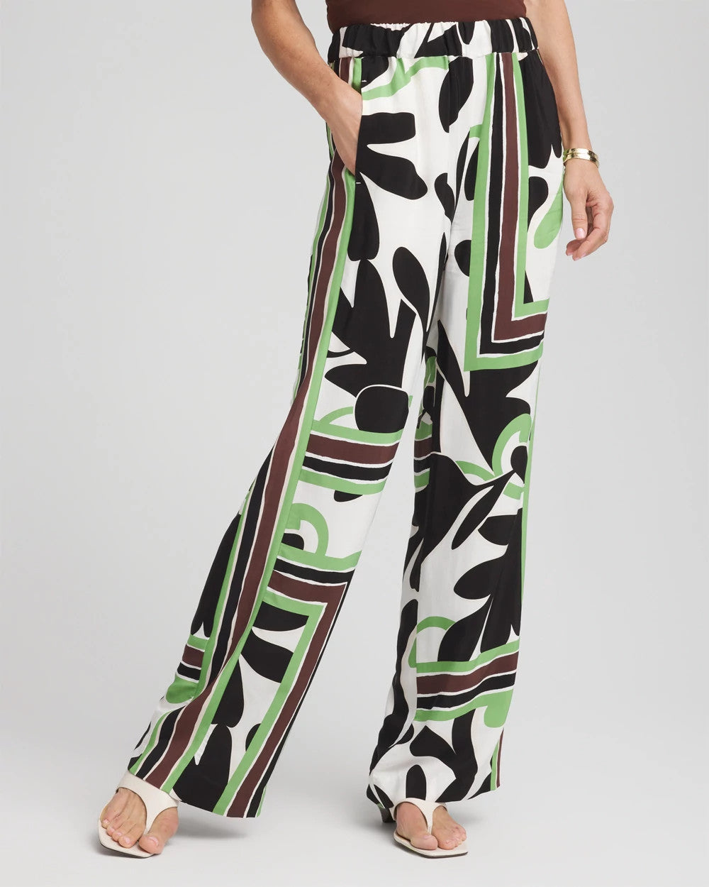 Printed Silky Soft Pants - Chico's