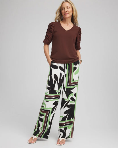 Printed Silky Soft Pants - Chico's