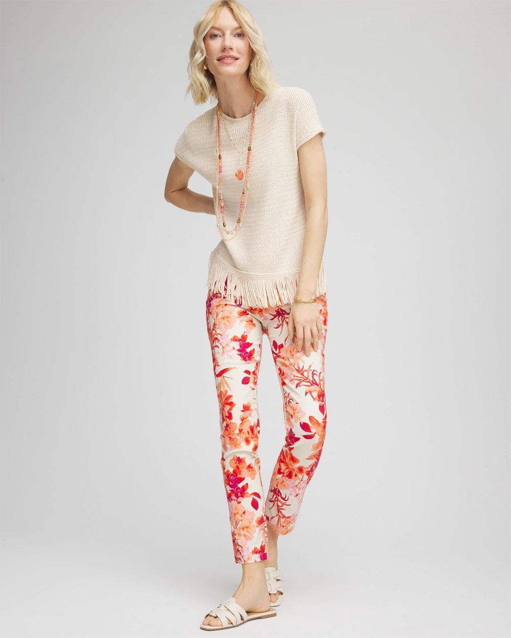 Brigitte™ Slub Ankle Pants - Chico's