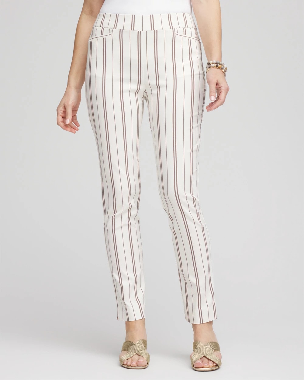Brigitte™ Striped Ankle Pants - Chico's