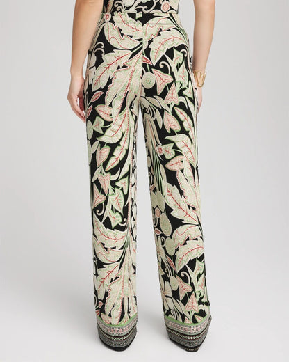 Travelers™ Island-Motif Palazzo Pants - Chico's
