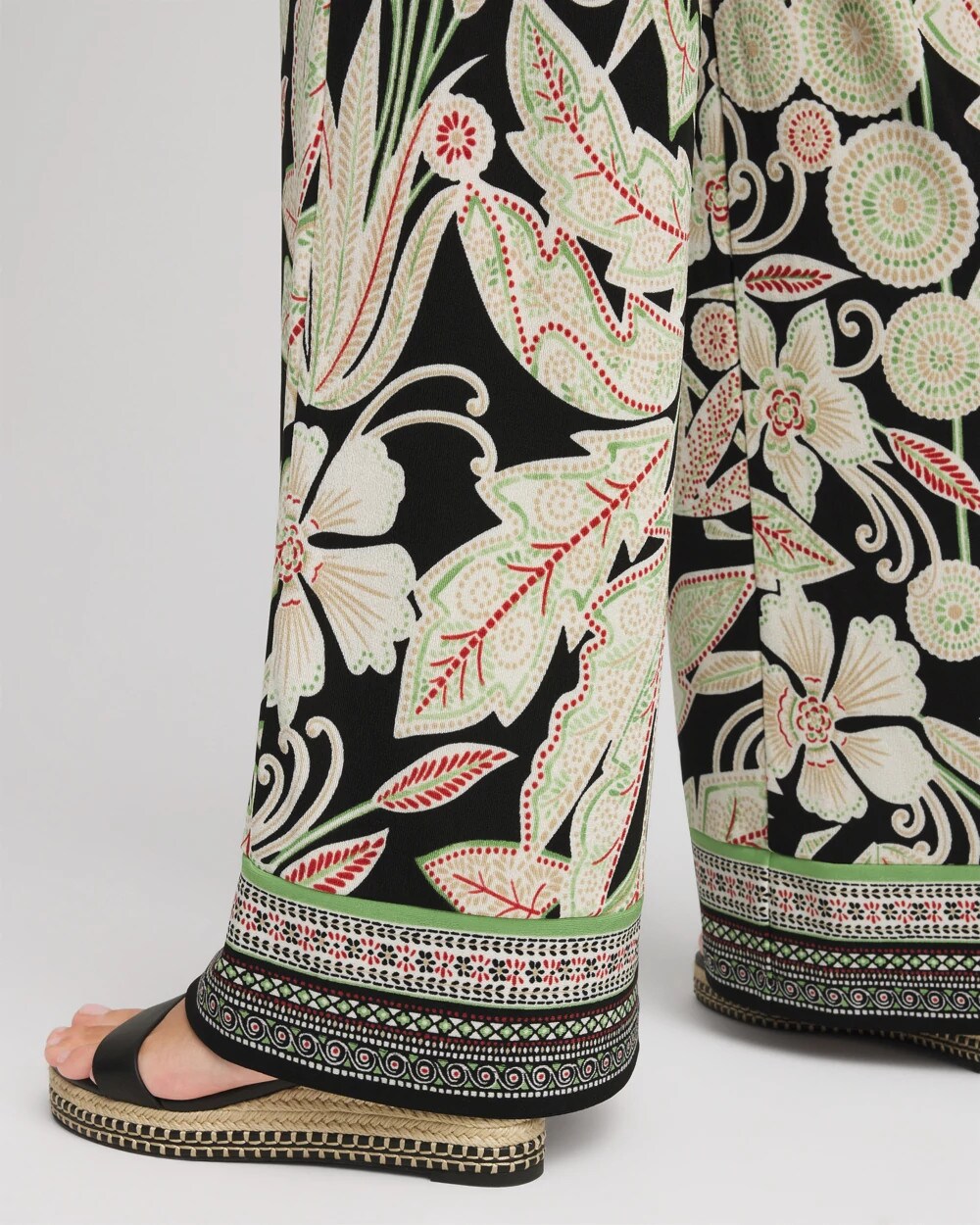 Travelers™ Island-Motif Palazzo Pants - Chico's