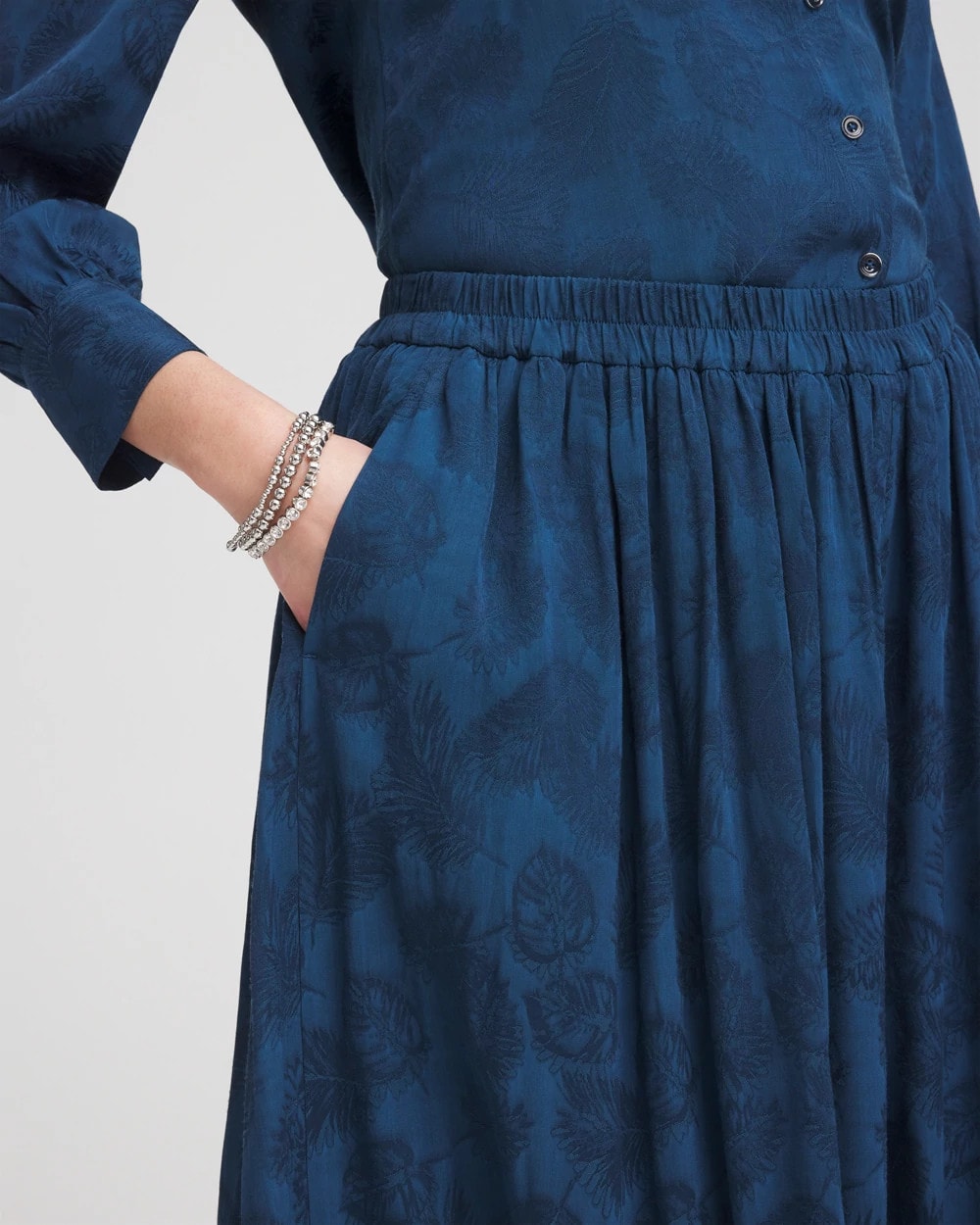 Jacquard Culotte Wide-Leg Pants - Chico's