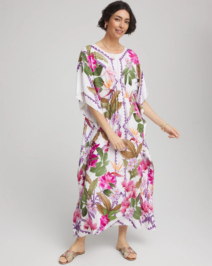 Island Cinch-Waist Kaftan Dress - Chico's