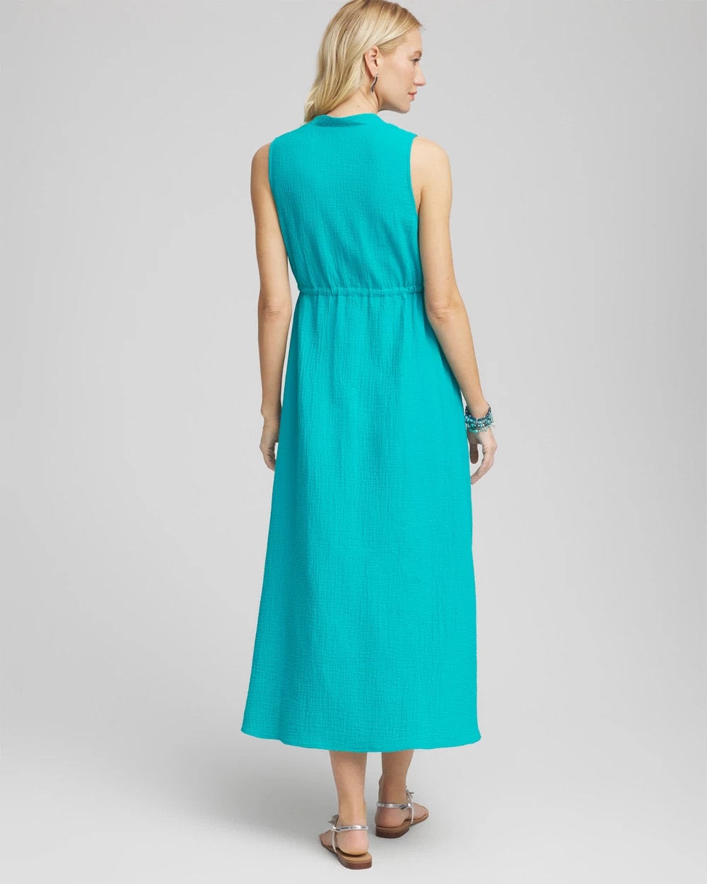 Sleeveless Maxi Gauze Dress - Chico's