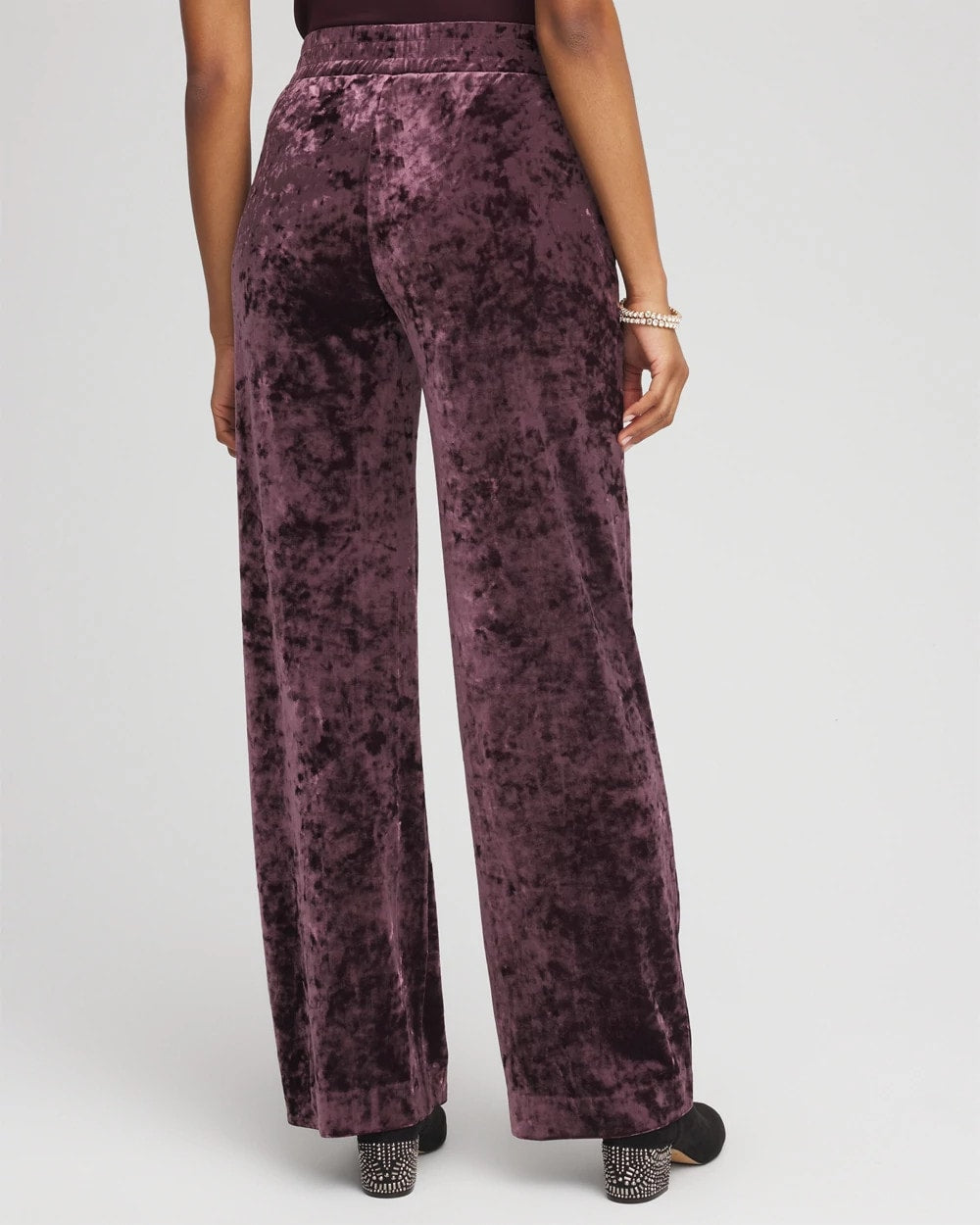 Crushed Velvet Wide-Leg Pants - Chico's