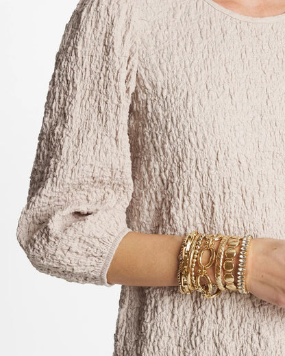 Gold Link Stretch Bracelet - Chico's