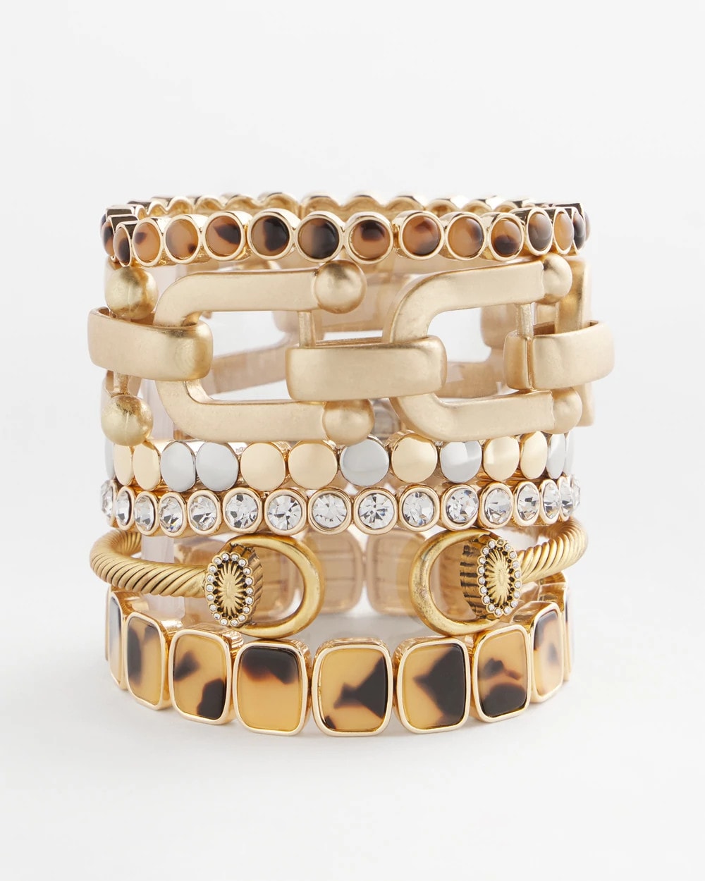 Tortoise Square Stretch Bracelet - Chico's