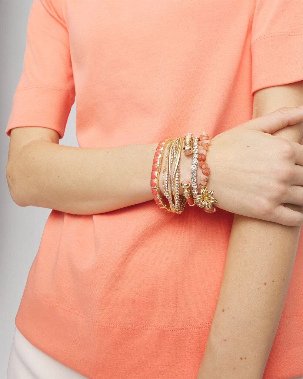 Goldtone Multistrand Bracelet - Chico's