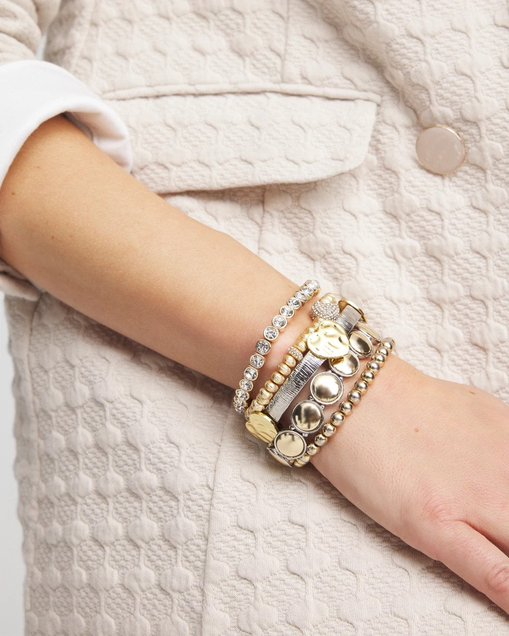 Reversible Round Stretch Bracelet - Chico's