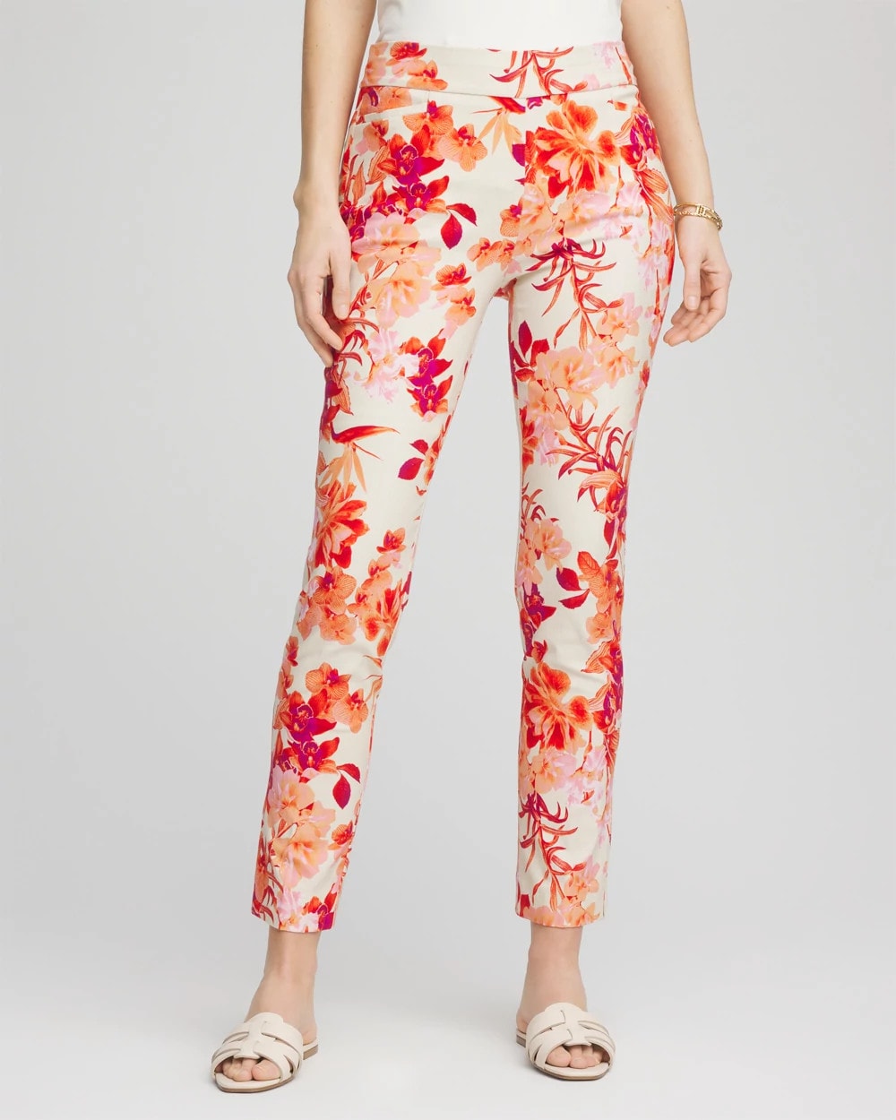 Petite Brigitte™ Slub Ankle Pants - Chico's