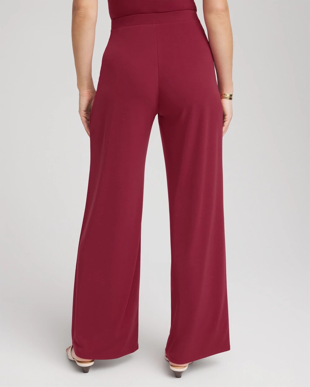 Petite Travelers™ Knit Wide-Leg Pants - Chico's