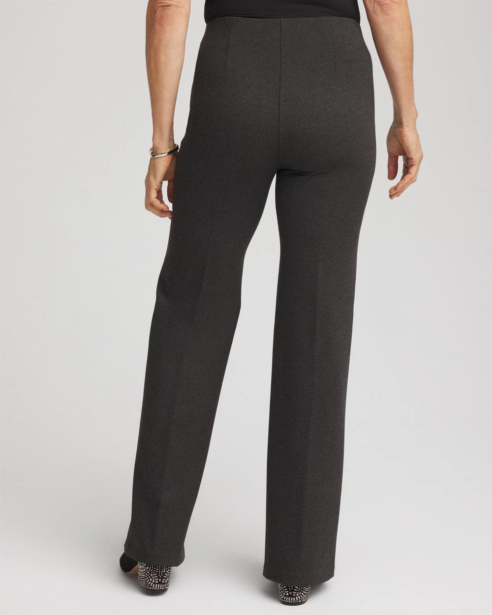 Petite Juliet Wide Full-Length Ponte Pants - Chico's