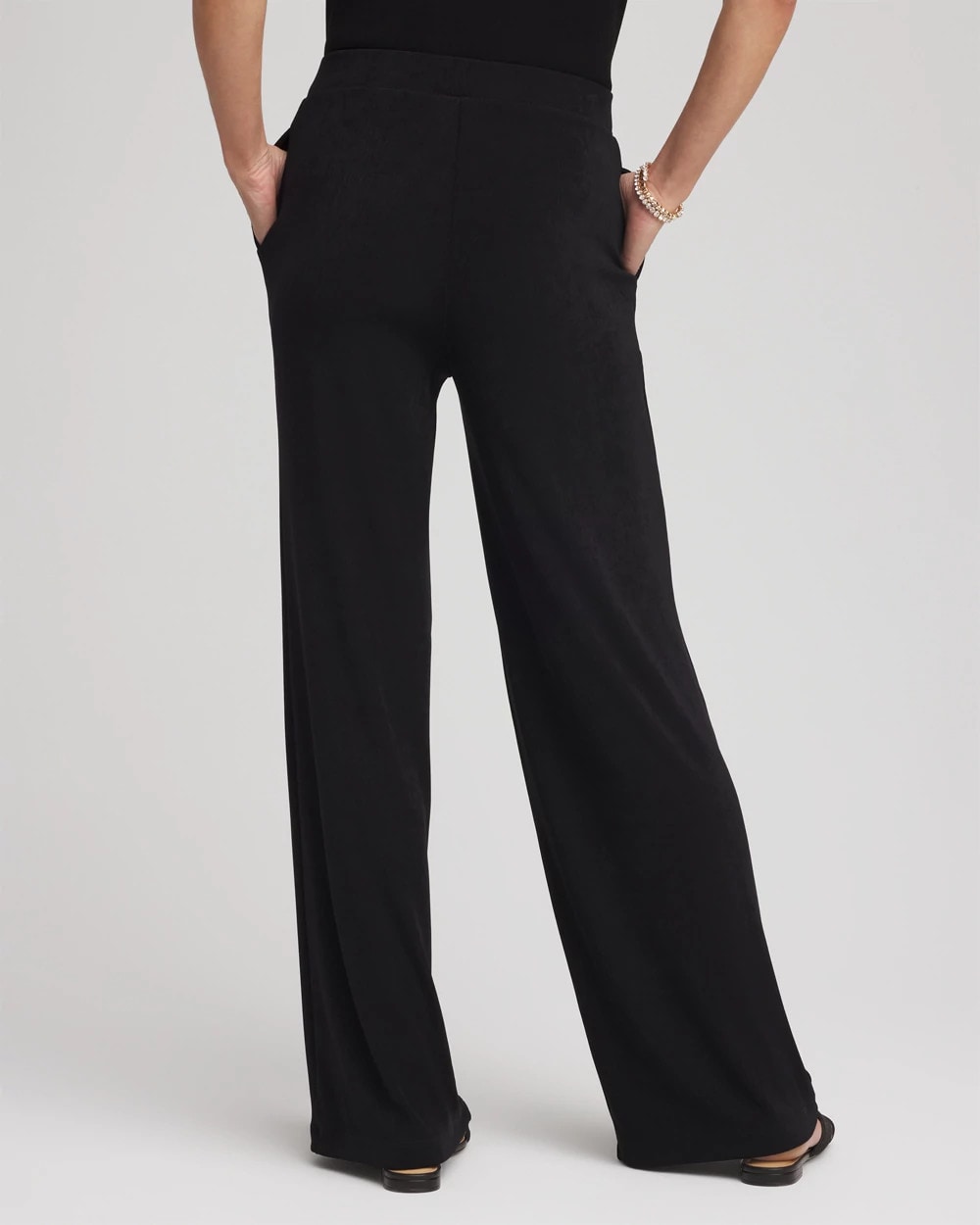 Petite Travelers™ Wide-Leg Pocket Pants - Chico's