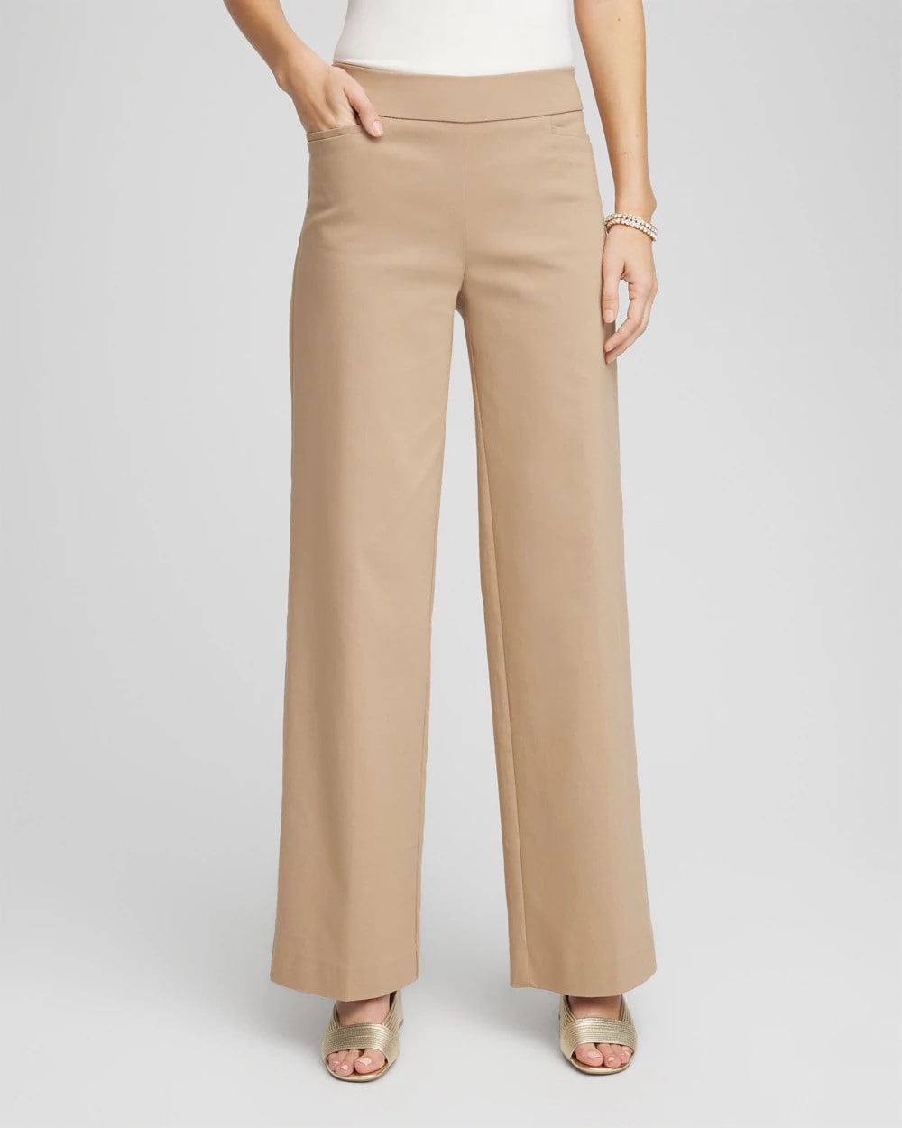 Petite Brigitte™ Slim Wide-Leg Pants - Chico's