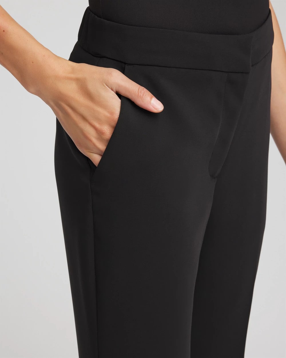 Petite Crepe Flared Trouser Pants - Chico's