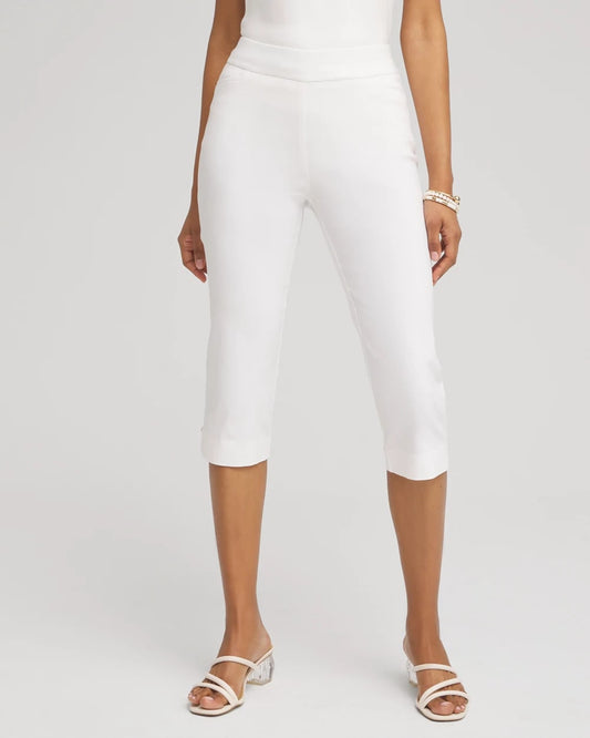 Petite Brigitte Rivet Capris - Chico's