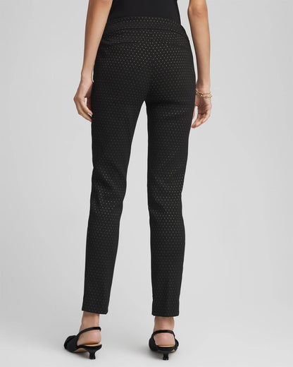 Petite Jacquard Brigitte™ Slim Ankle Pants - Chico's