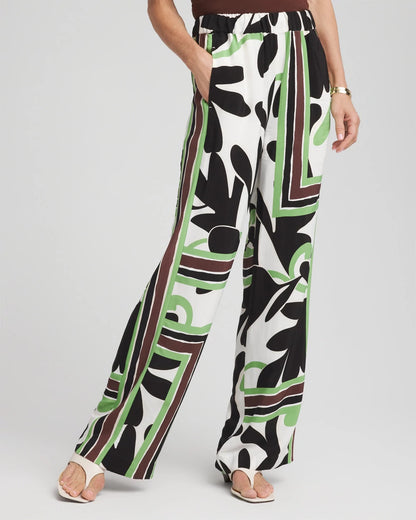 Petite Printed Silky Soft Pants - Chico's