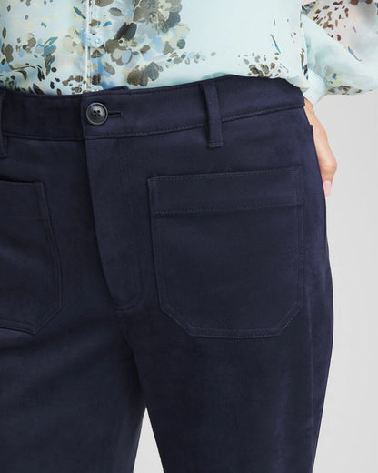 Petite Faux Suede Bootcut Ankle Pants - Chico's