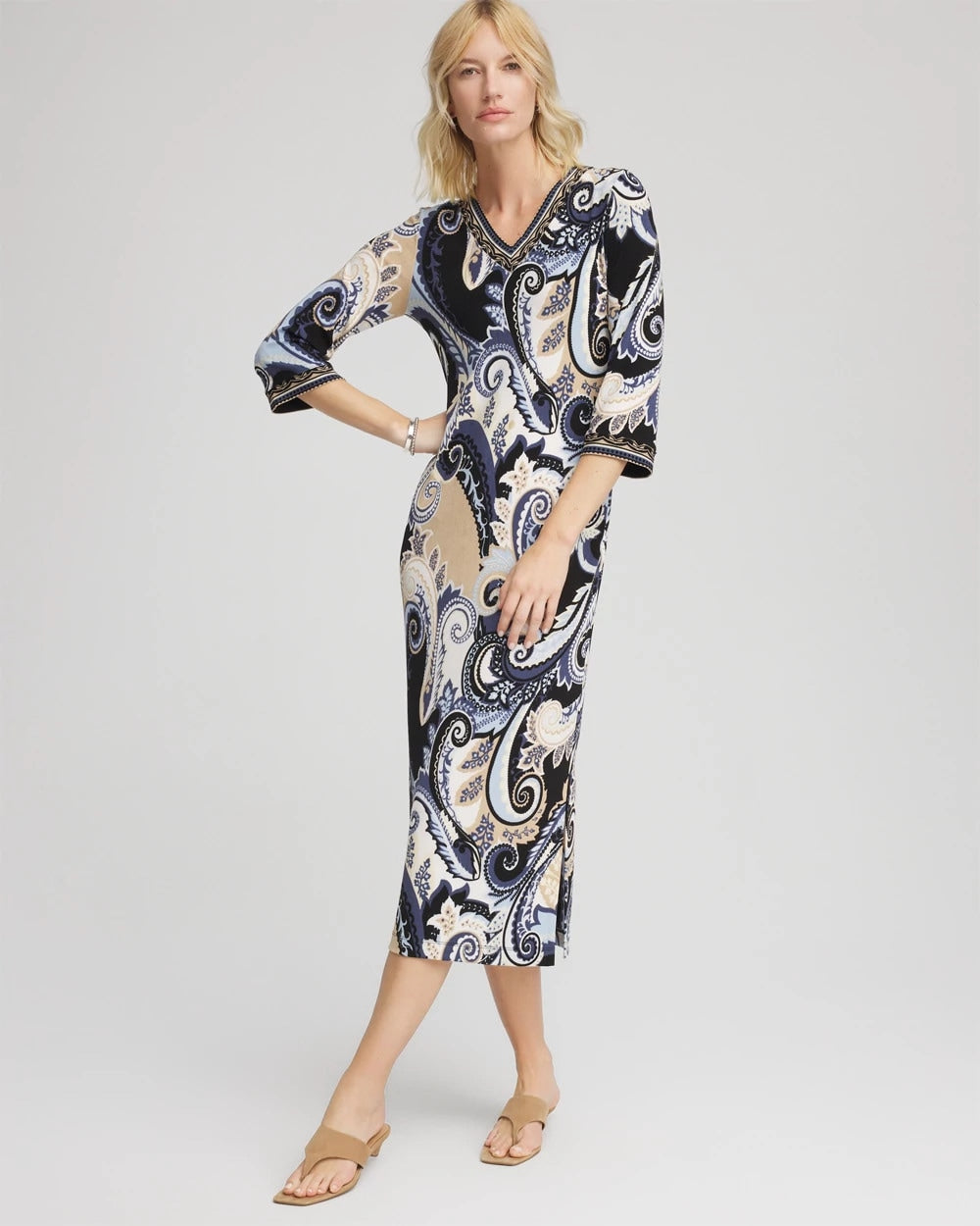 Petite Travelers™ Paisley Maxi Dress - Chico's