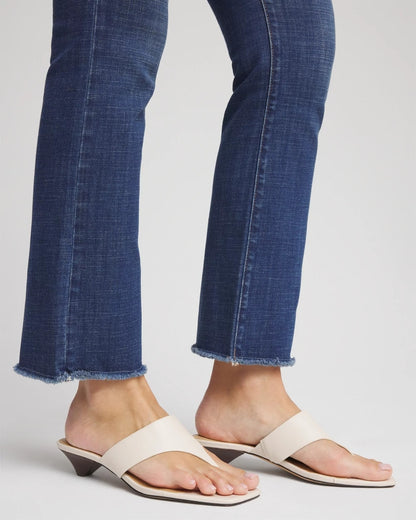 Petite Girlfriend Fray Hem Kick Flares - Chico's